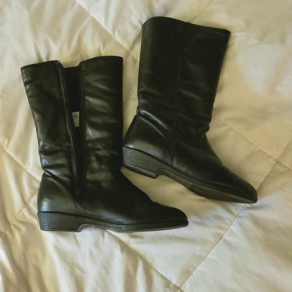 Black Blondo Zip-up Boots (9.5) Waterproof!